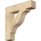 Ekena Millwork Funston Block Rough Sawn Bracket, Douglas Fir, 4"W x 20"D x 20"H BKT04X20X20FST05RDF - alternate 1